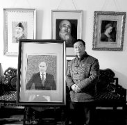 习近平赠普京沈绣《普京总统肖像》(图)