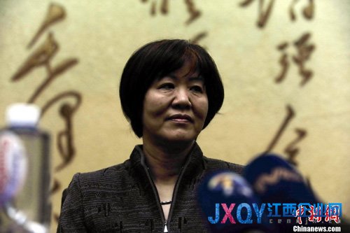 图为郎平出席见面会。Osports全体育图片社