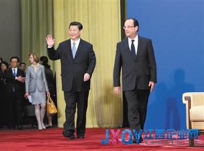 奥朗德：我不怕吃中国鸡 望中国人不惧法国猪