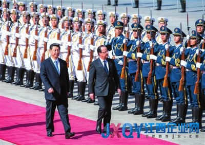 习近平与奥朗德会谈：中方愿扩大进口法国产品