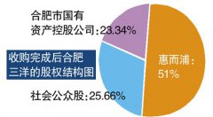 惠而浦34亿绝对控股合肥三洋 规模远超市场预期