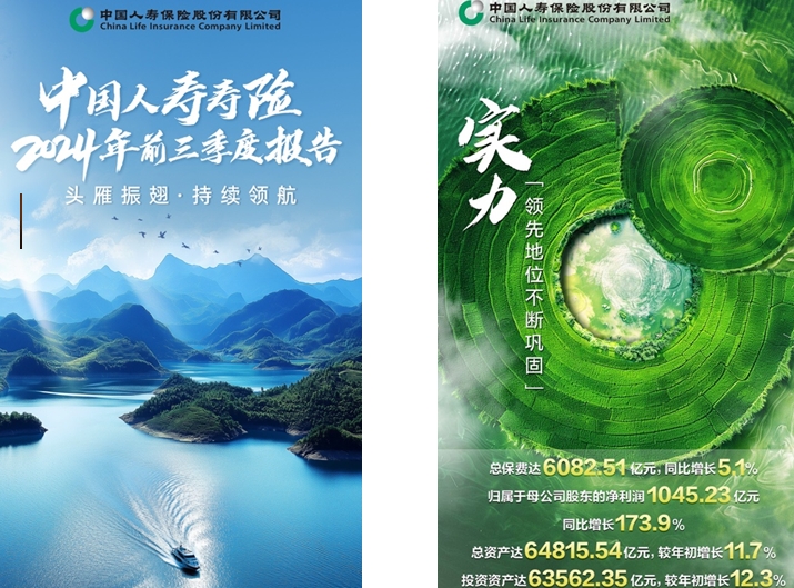 中国人寿发布前三季度业绩  总投资收益同比大幅提升  归母净利润超千亿